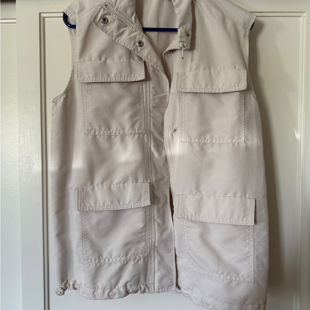 Beige Utility Vest